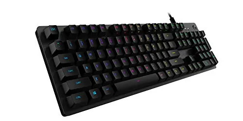 Logitech 920-008936 — G512 CARBON RGB MECHANICAL GAMING KEYBOARD, GX BLUE (CLICKY) - CARBON - G512 CLI