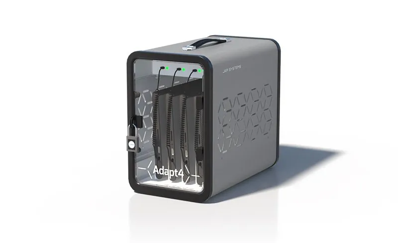JAR SYSTEMS ADAPT4-USBC - 4-Bay USB-C Charging Station for Devices Up to 14 Inches