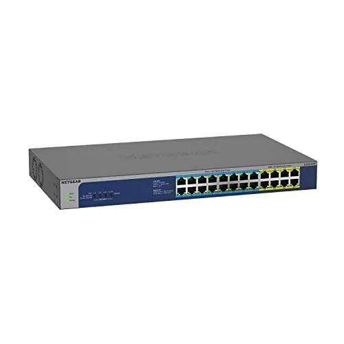 NETGEAR GS524UP-100NAS — NETGEAR 24-PORT HIGH-POWER POE+ GIGABIT ETHERNET ULTRA60 POE++ UNMANAGED SWITCH