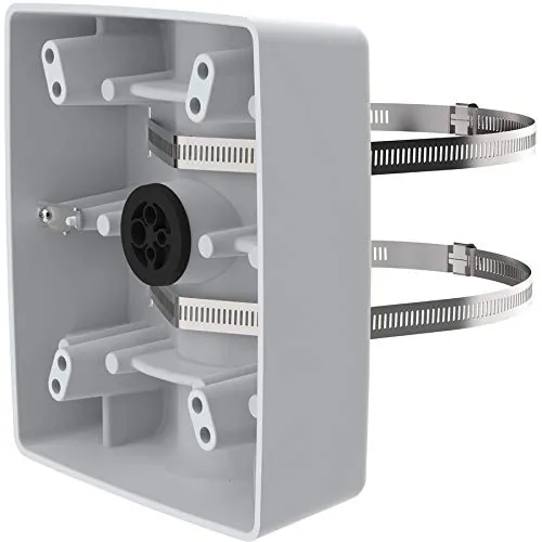 Axis Communications 01446-001 — Urban Grey Aluminum Pole Mount for Lighting Fixtures