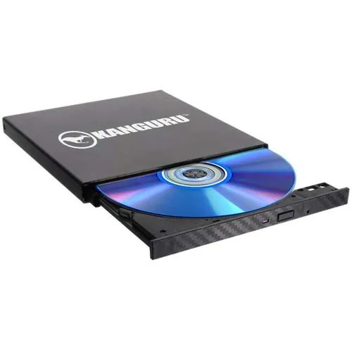 KANGURU U3-DVDRW-SL — SLIM USB 3.0 DVDRW, TAA COMPLIANT AND ASSEMBLED IN THE US. SECURE FIRMWARE TO PR