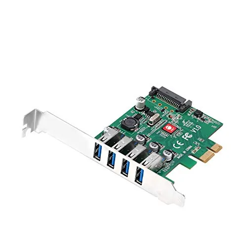 Siig JU-P40A11-S1 — DP USB 3.0 4PORT PCIE HOST CARD