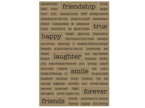 Bulk Buys CH372 — Momenta 80 Piece Positive Affirmation Kraft Stickers