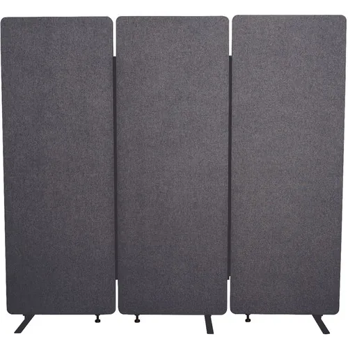 Luxor RCLM7266ZSG — RECLAIM Acoustic Room Dividers - 3 Pack | Slate Gray