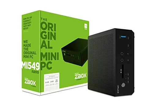 ZOTAC ZBOX-MI549NANO-U - Zotac ZBOX MI549 Nano Mini PC with Intel Core i5 and 32GB RA