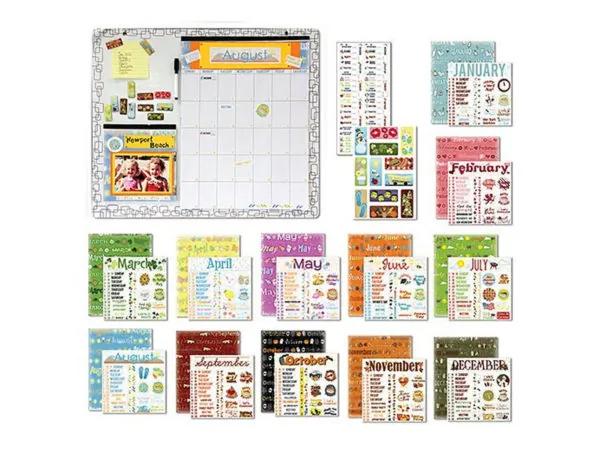 bulk buys OP988 - Memories & Messages Wall Calendar - Capture Your Year