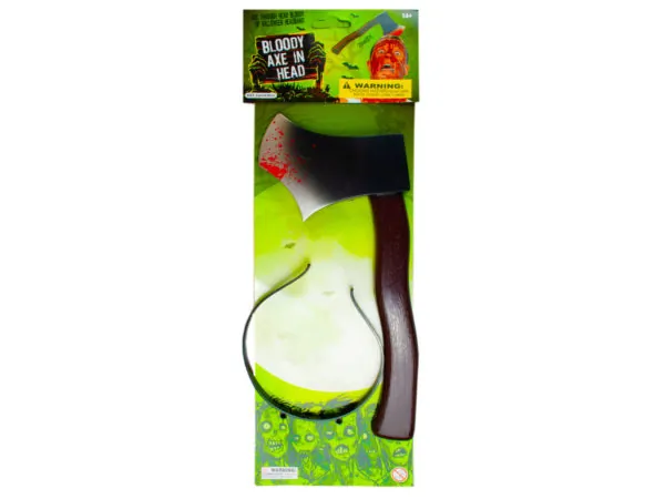 Bulk Buys VR094 — Bloody Axe Headband - Perfect for Halloween Costumes