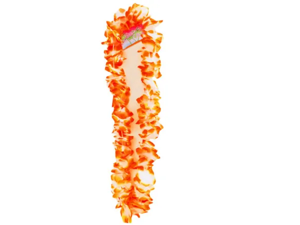 bulk buys GW680 - Nani Pua Tangerine Orange Floral Lei - Perfect for Events