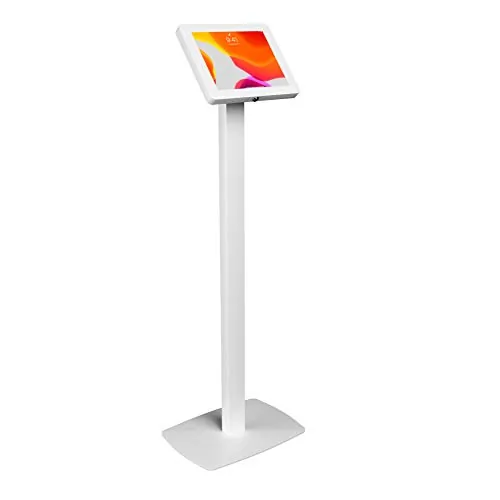 CTA DIGITAL PAD-CHKW — PREMIUM THIN PROFILE FLOOR STAND WITH SECURITY ENCLOSURE FOR 10.2-INCH IPAD 7TH/