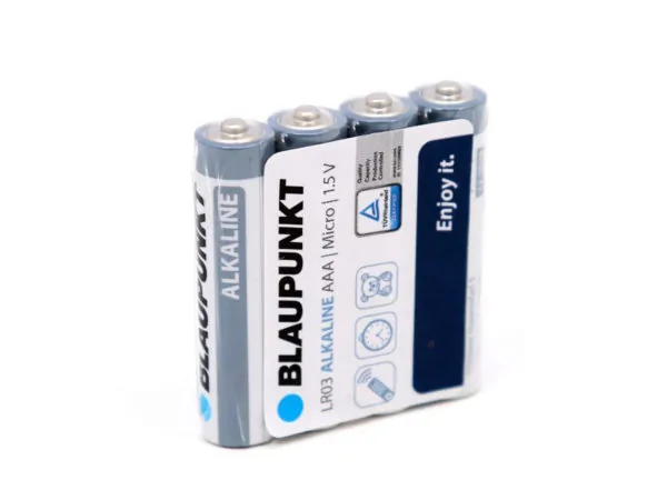 Bulk Buys DA177 — Blaupunkt 4-Pack AAA Alkaline Batteries - Long Life Power