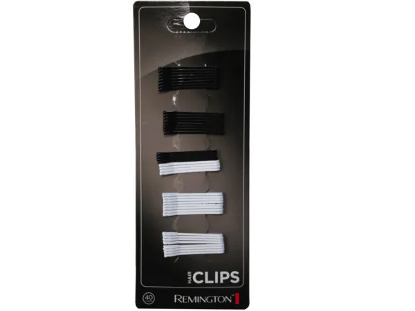 bulk buys BB845 - 40-Count Mini Bobby Pins in Black and White Colors