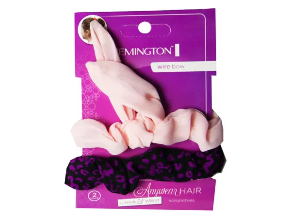 Bulk Buys CA545 — Colorful 2 Count Scrunchies for Any Occasion