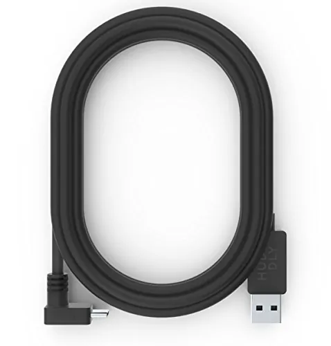 HUDDLY 81-000011 — USB 3.0 Type C to Type A Angled Cable (2')