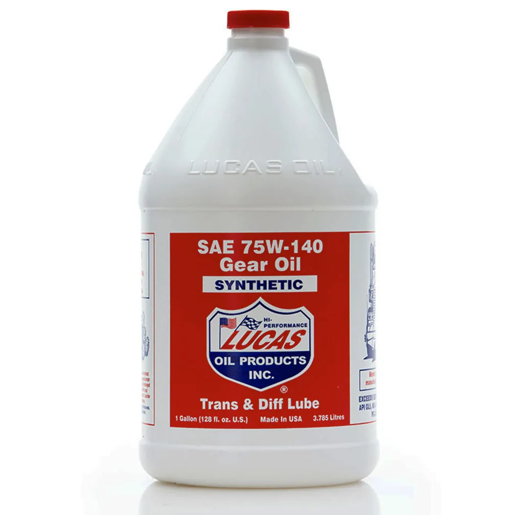 LUCASOIL 10122 — Lucas Oil Synthetic 75W-140 Gear Oil - 1 Gallon