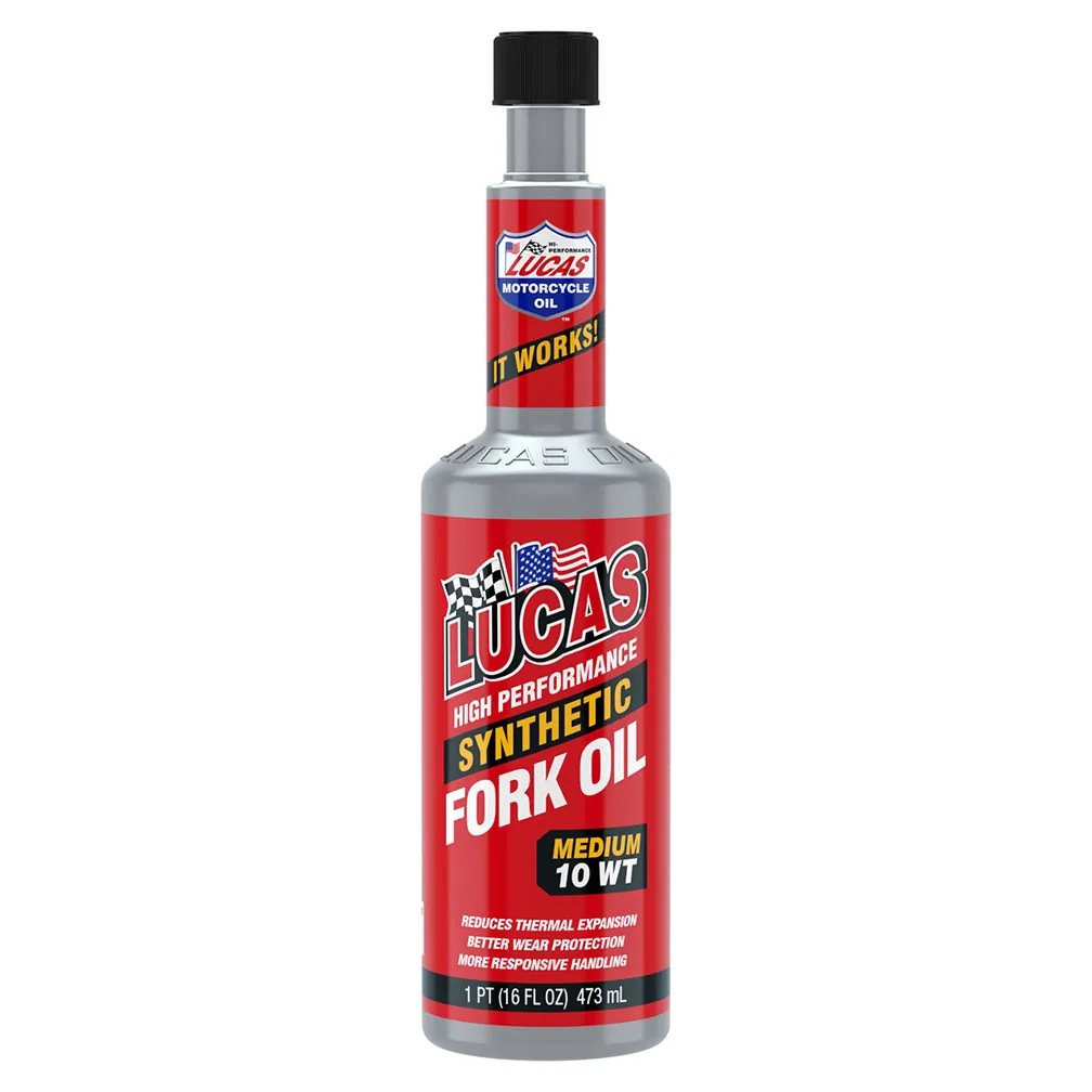 LUCASOIL 10772 — Lucas Oil 10 WT Synthetic Fork Oil - 16 Ounce Bottle