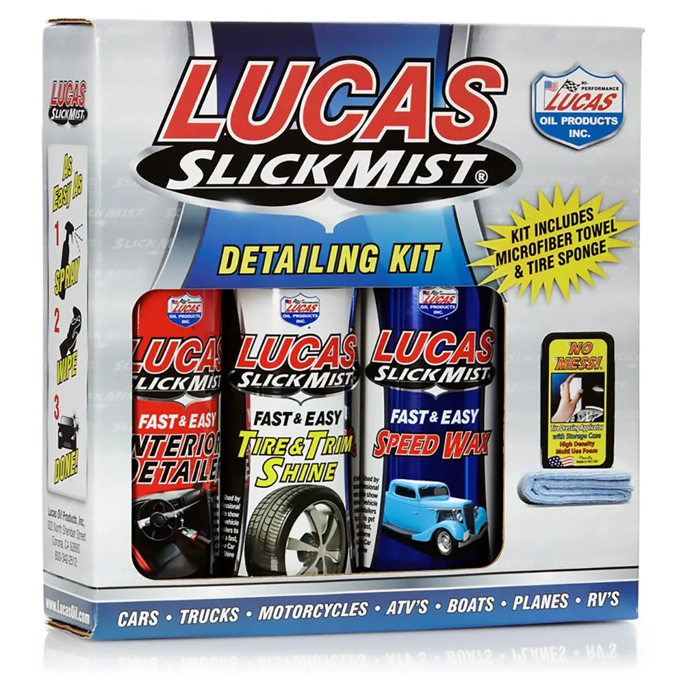 LUCASOIL 10558 — Lucas Oil Slick Mist Car Care Detail Kit - 16 oz