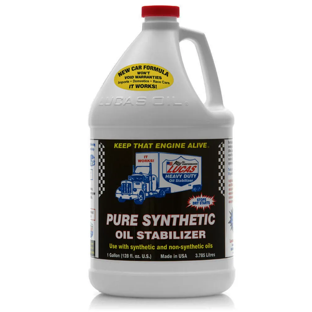 LUCASOIL 10131 — Lucas Oil Synthetic Heavy Duty Oil Stabilizer - 1 Gallon