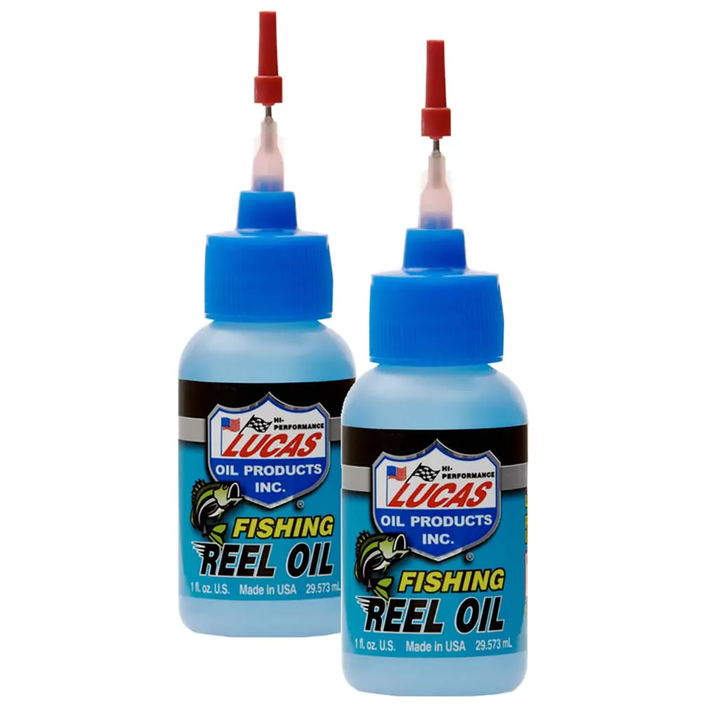 LUCASOIL 10690 — Lucas Oil Fishing Reel Oil - 2 Pack (1 oz Each)