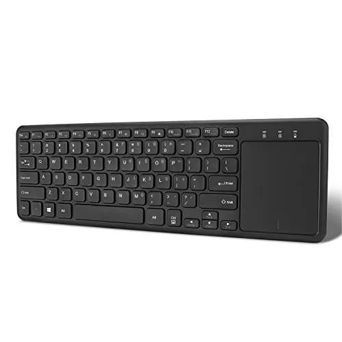 Adesso WKB-4050UB — ADESSO 2.4GHZ WIRELESS KEYBOARD, WITH SCISSOR SWITCH KEYS, LARGE BUILT-IN MULTI-