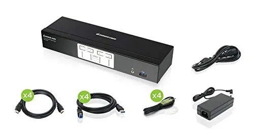 IOGear GCS1934H — 2-PORT 4K KVM WITH HDMI CONNECTION TAA COMPLIANT