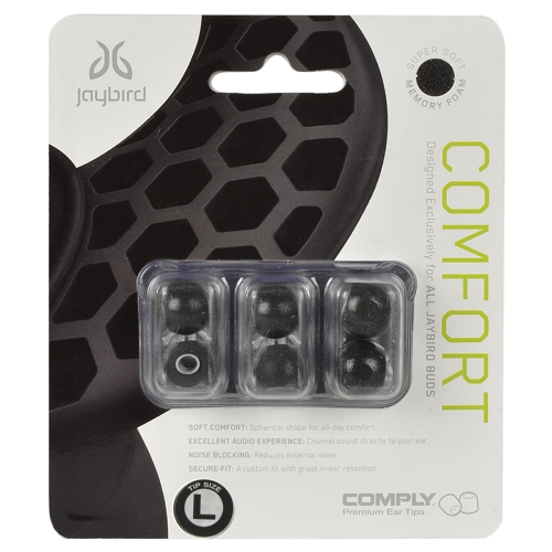 Comply Foam BBXCCETLGRT-6PK - (6-Pack) Comply Comfort Premium Memory Foam Ear Tips for Jay