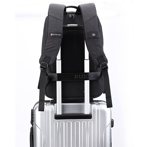 RUIGOR RGB6406 - RUIGOR CITY 56 Water-Repellent Polyester Laptop Backpack - F