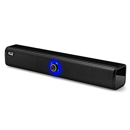 Adesso XTREAMS6 — ADESSO BLUETOOTH/AUX HIGH POWERED STEREO SOUND BAR SPEAKER WITH 10WX2 LARGE DUA