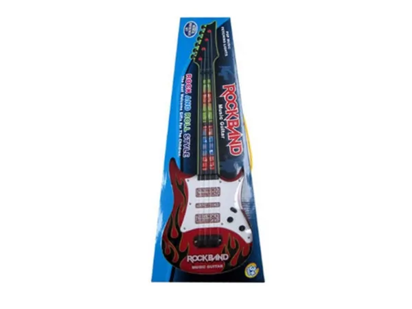 bulk buys KL859 - Light-Up Rock Guitar with Sound Effects and Music