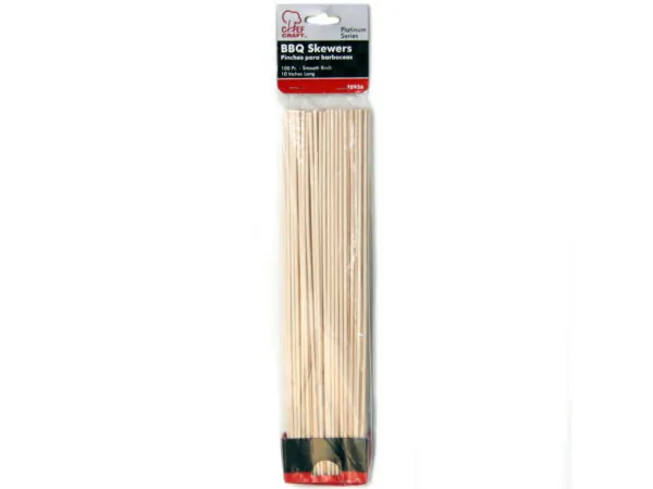 Bulk Buys FD411 — Profresh 100 Count 10" Skewers for Grilling and Cooking