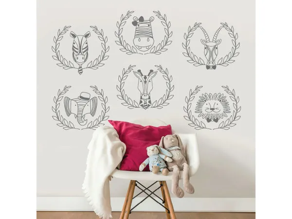 bulk buys HA545 - The Wild Bunch Wall Art Kit - Create Your Own Masterpiece