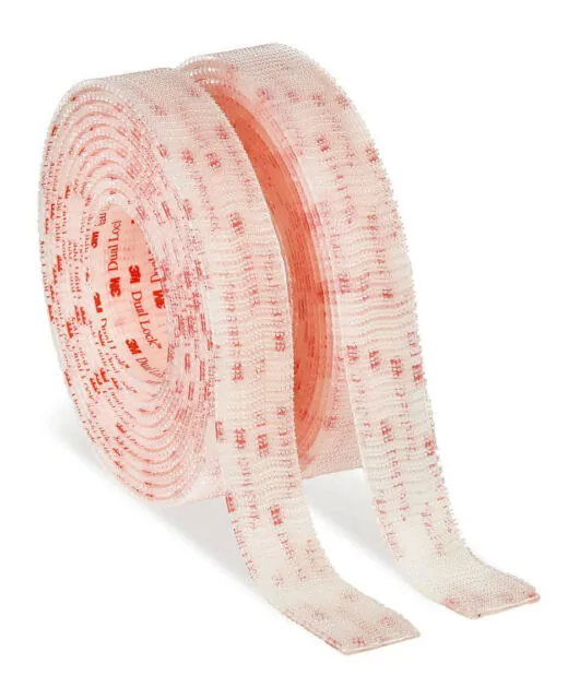 3M RF6760 — Scotch Extremely Strong Fasteners - 10 ft Length x 1" Width - Clear - Weather Resistant, Dirt Resistant, UV Resistant - For Multi Surface, Multipurpose - 2 / Pack