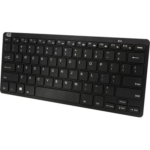 Adesso WKB-1100BB — ADESSO SLIMTOUCH BLUETOOTH 3.0 WIRELESS MINI KEYBOARD, LOW PROFILE SCISSORS SWIT