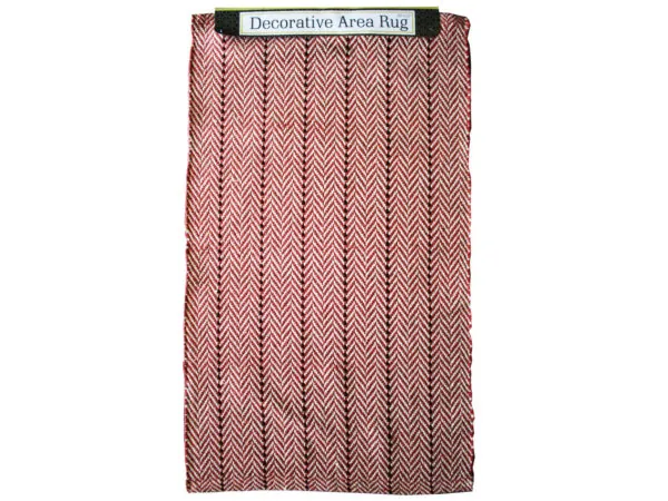 bulk buys OP996 - 20 x 32 Multi-Color Striped Area Rug