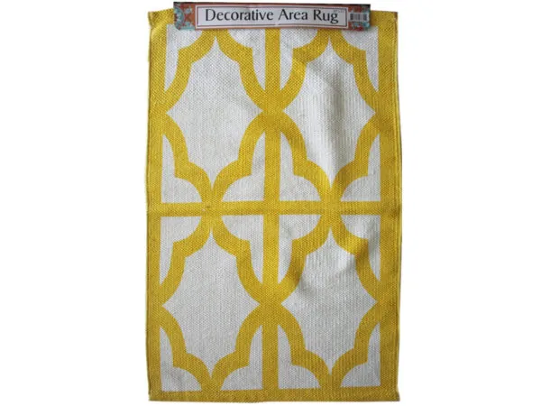 bulk buys OP993 — 20" x 32" Stylish Woven Cotton Area Rug - Multiple Styles