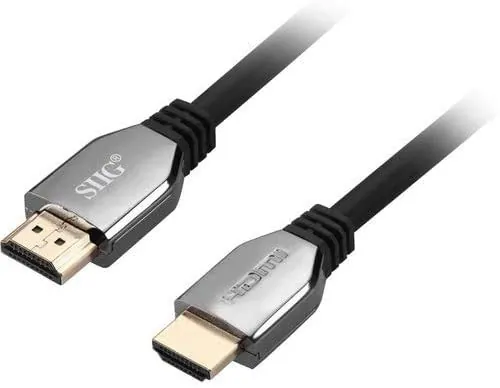 Siig CB-H21411-S1 — AV CABLE - HDMI LEFT CONNECTOR - MALE LEFT GENDER - HDMI RIGHT CONNECTOR - MALE