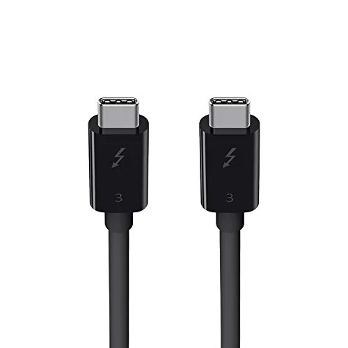 Belkin F2CD084BT0.8MBK — SYSTEM CABLE - THUNDERBOLT-3 LEFT CONNECTOR - MALE LEFT GENDER - THUNDERBOLT-3 R