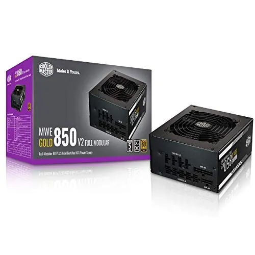 Cooler Master MPE-8501-AFAAG-US — CoolerMaster MWE Gold V2 850W Fully Modular PSU - 80+ Gold