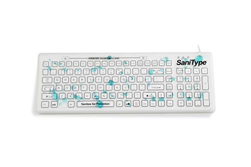 WETKEYS KBSTRC106SC-W - WASHABLE SMOOTH SURFACE KEYB