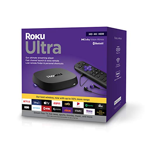 Roku 4800R - Roku Ultra | Streaming Device HD4KHDRDolby Vision with Dolby