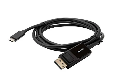 Visiontek 901289 — 2M USB-C to DisplayPort Cable - Bi-Directional Support