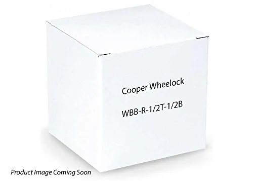 Wheelock WBB-R-1/2T-1/2B — Weather-Resistant Red Back Box for Alerts and Sirens