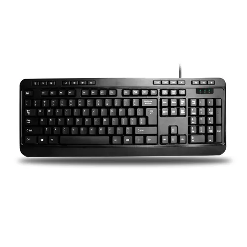 Adesso AKB-132UB — DESKTOP MULTIMEDIA USB BLACK KEYBOARD