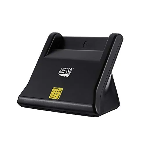 Adesso SCR-300 — ADESSO TAA CAC USB DESKTOP SMART CARD READER, WORKS FOR WINDOWS AND MAC