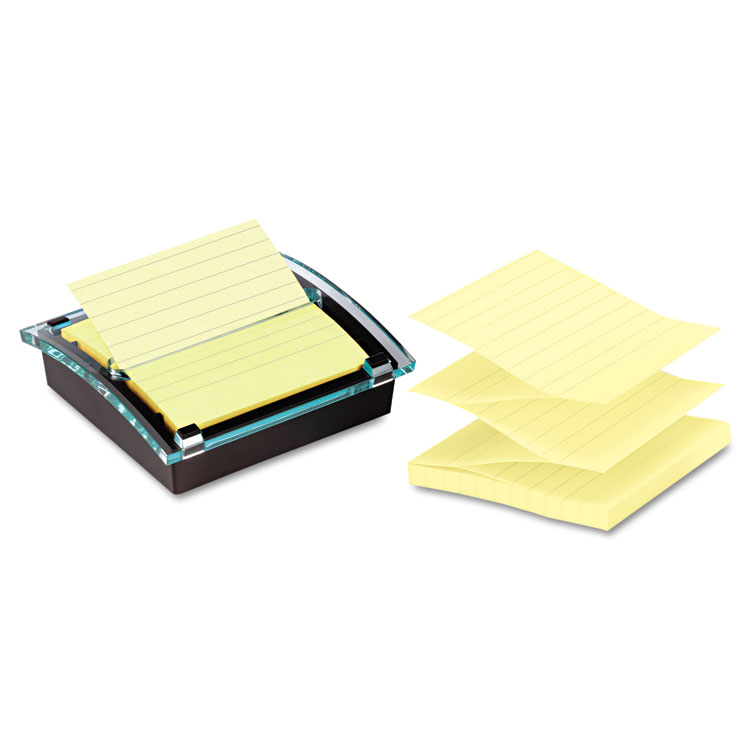 3M MMM DS440SSVP - Post-it&reg; Super Sticky Pop-up Yellow Notes and Dispenser 