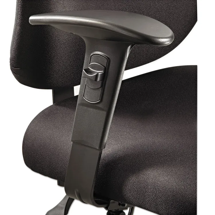 SAFCO PRODUCTS SAF 3399BL — Safco Task Chair Adjustable T-Pad Arm Kit - Black - 2 / Pair