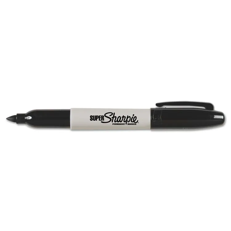Newell Brands RTG 33001 — Sharpie Super Permanent Markers Fine Point Black - 12 Pack