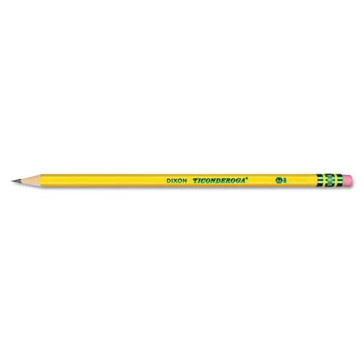 DIXON TICONDEROGA CO. DIX 13806 — Ticonderoga Presharpened No. 2 Pencils - #2 Lead - Yellow Cedar Barrel - 12 / Dozen