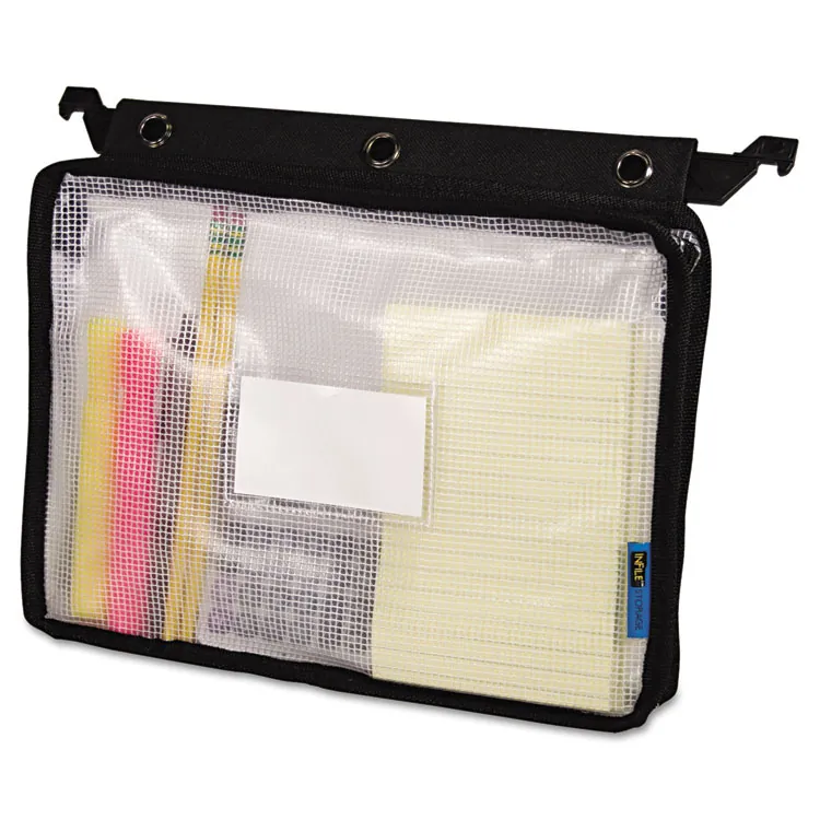 ADVANTUS CORPORATION AVT 50904 — Advantus Carrying Case (Pouch) Accessories - Black - Pleat - 11.5 Height x 13 Width - 1 Pack