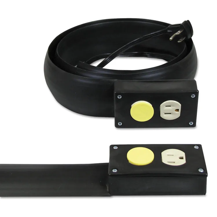 C-LINE CLI 79101 — C-Line Lay-Flat Power Extension and Cord Cover - 10 Ft. Length, 1/PK, 79101