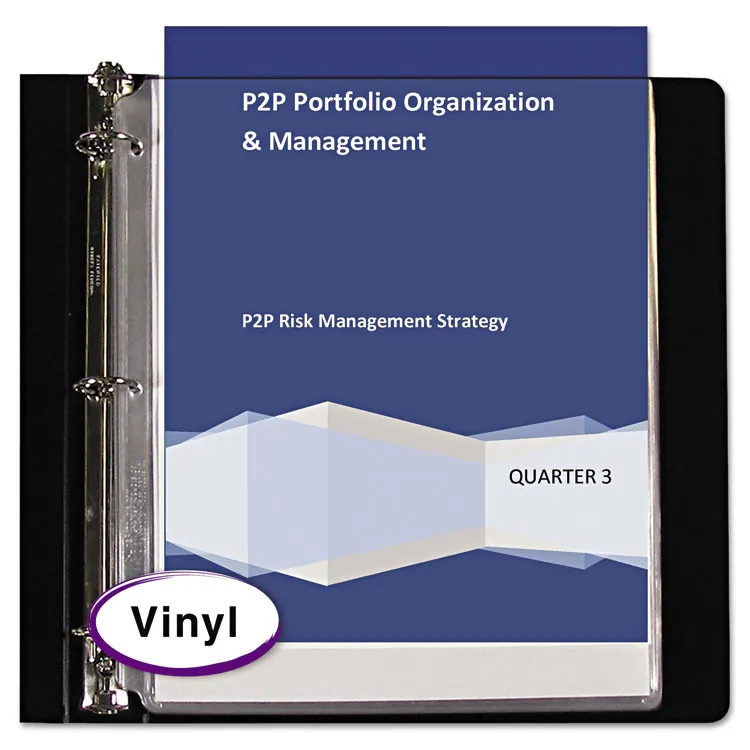 C-LINE CLI 61013 — C-Line Super Heavyweight Vinyl Sheet Protectors - Clear, Top Loading, 11 x 8-1/2, 50/BX, 61013